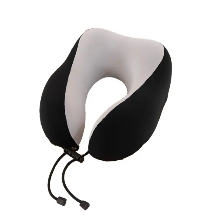 Almohada de viaje en forma de U, cojín portátil de protección del cuello de 360 ​​grados, cómodo y transpirable, almohadilla para el cuello para siesta en coche - 1