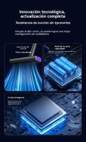 Aspiradora Inalámbrica De Mano De Gran Succión Alfombra De Alta Potencia Limpieza Profunda Aspiración Eliminación De Ácaros Barrido Y Trapeador Integrado - details 1