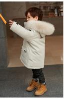 Chaqueta de Plumífero de Pato Blanco para Invierno 2025 Abrigo Exterior Cálido para Niños y Niñas - details 10