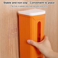 Organizador de Cocina con Almacén de Bolsas de Basura Estante de Almacenamiento de Plástico para Hogar con Cubierta de Zapatos Accesorios de Cocina Especiales - details 6