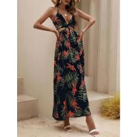 Nueva falda de mujer, estampada, sin espalda, de ence, con abertura - details 21