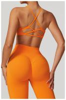 Sujetador de Yoga de Cara Completa Top de Espalda Hueco Transpirable Secado Rápido para Yoga y Estiramiento Material de Nylon para Exteriores Hecho en China - details 6