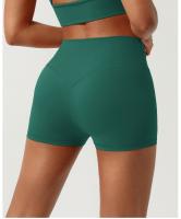 Pantalones cortos deportivos de estilo europeo y americano con puntadas de Control de barriga, Capris de Yoga para levantar glúteos sin línea en T para correr - details 11