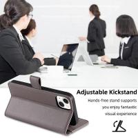 Funda magnética de cuero PU, funda tipo billetera con tapa Realme C21, cuerda colgante multifuncional - details 4