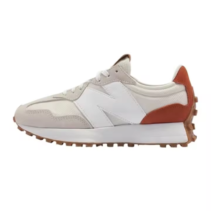 【VENTA CALIENTE】 327 Auténtico Leten NB 327 Suela antideslizante Beige Marrón Malla Casual Running Marca original Zapatillas de deporte unisex Zapatos - 1