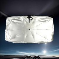 Parasol plegable para coche, sombrilla para interior, bloqueo el 99,9% de los rayos UV, y camión para todoterreno, 125x65 cm - details 0