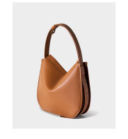 Bolso de mano minimalista cómodo de cuero suave Bandolera de hombro de gran capacidad de cuero de vaca - details 20