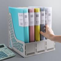 Organizador de archivos A4 de almacenamiento de escritorio, organizador de documentos multifuncional de gran capacidad, carpeta de papel de archivo A4 impermeable a prueba de polvo - details 1