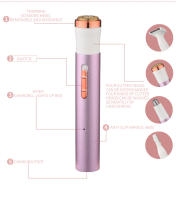Depiladora eléctrica portátil 4 en 1 para mujer, recortadora de nariz y Oreja, afeitadora indolora para mujer - details 3