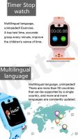Reloj S6 con pantalla táctil para niños, dispositivo con cámara, linterna, posicionamiento inteligente, nuevo - details 6