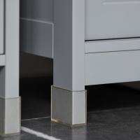 Armario de Baño de Suelo Blanco Estante y Puertas Correderas 60 x 30 x 60 cm - details 16