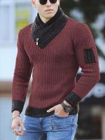 Camiseta de manga larga para hombre, jersey de punto ajustado informal, nuevo - details 12