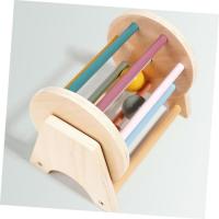 Tambor Textil Juguetes De Bebe Juguete para Niños Juguete Educativo para Niños Juguetes Sensoriales Madera Girar Bebé Kit - details 7