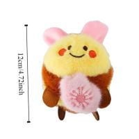 Lindo llavero de abeja de dibujos animados Kawaii llavero de dibujos animados bolsa de felpa adornos colgantes suave creativo muñeca con cordón regalos de cumpleaños - details 0