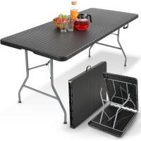 Mesa de Buffet Plegable Resistente a la Intemperie Ideal para Jardín, Balcón, Camping - details 7
