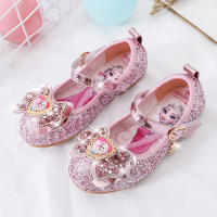 Zapatos de princesa a la moda, nuevos zapatos individuales para niñas de primavera, zapatos de cristal de suela blanda para niñas pequeñas, zapatos de bebé con lentejuelas - details 2