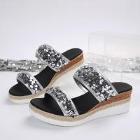 zapatos de zapatilla de tacón de cuña de verano para mujer - details 6
