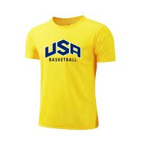 Camiseta deportiva de secado rápido para hombre, camiseta con letras estampadas, de manga corta, elástica, ligera - details 6