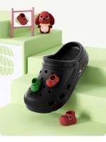 Agujero zapatos mujer médico enfermera verano altura aumentar sandalias transpirables de suela gruesa bolsa cabeza zapatillas de los hombres desgaste de verano - details 4