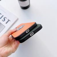 Magsafe-Funda de cuero con textura para iPhone, Protector de lente magnético con orificio para logotipo, para iPhone 15, 14, 13, 12, 11 Pro Max Plus - details 8