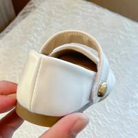 Zapatos de cuero para niños y niñas, zapatillas versátiles informales antideslizantes de fondo suave de princesa de estilo coreano, a la moda, novedad de otoño, 2024 - details 7