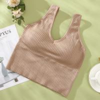Sujetador largo inalámbrico sin espalda para mujer, trajes de otoño, frescura de otoño, informal, cómodo, transpirable, lencería, sujetadores para mujer, sujetadores push up para mujer, ropa - details 2