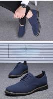 Zapatos Casuales de Oxforde Azul Talla Grande 38-48 Zapatos de Vestir Transpirables de Lujo para Hombres - details 17