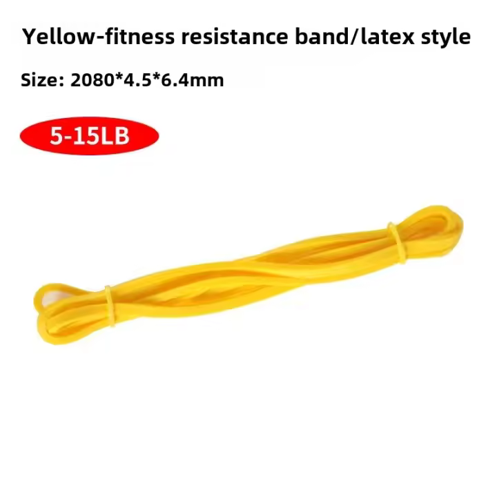 Banda de Resistencia para Fitness Cinta Elástica de Látex TPE para Entrenamiento en Gimnasio, Yoga, Estiramiento Hecho en China - 1