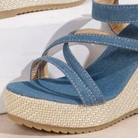 Sandalias de tacón de cuña a la moda de verano para mujer - details 3