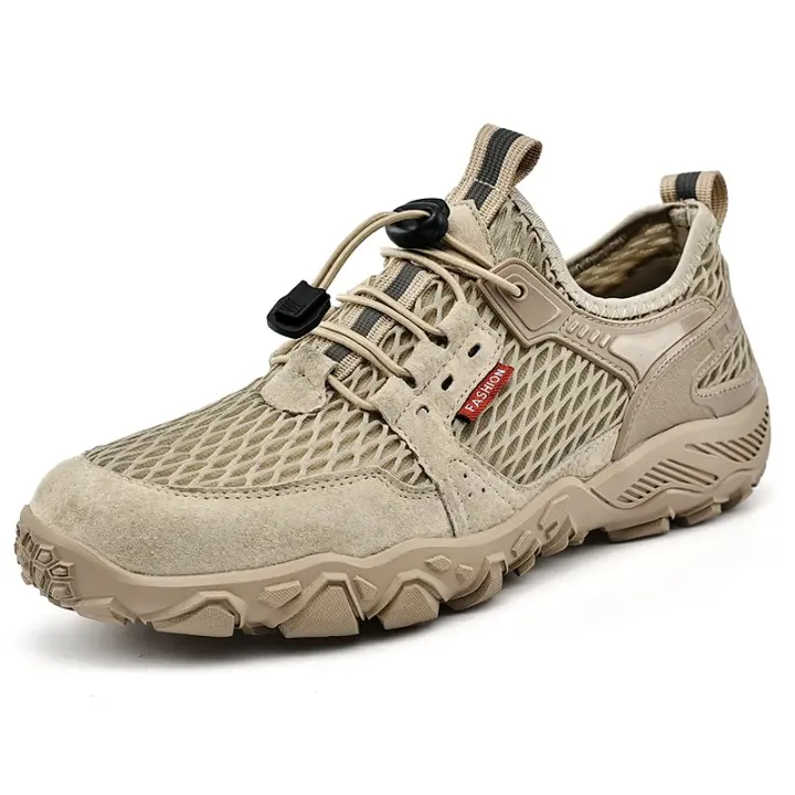 Zapatos de Senderismo Suaves para Hombre Zapatillas de Deporte de Malla Transpirable de Verano - 1