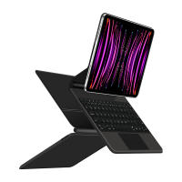 AJIUYU-Funda de Teclado Español para iPad Pro 12,9, carcasa con Trackpad Magnético, Folio, para modelos 6.ª/5.ª/ 4.ª/3.ª generación, 2018-2022 - details 2