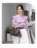 FOXER-Bolso cruzado de cuero sintético para mujer, bandolera con estampado de cubo - details 18