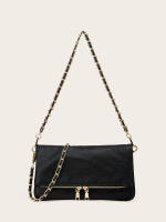 2025 patrón de lichi cadena de las axilas pequeña bolsa de moda de las mujeres de gama alta pequeña bolsa cuadrada de un solo hombro bolsa de mensajero - details 1