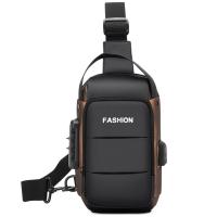 Bolso de pecho antirrobo para hombre, correa ajustable, puerto de carga USB, bolso bandolera con contraseña, impermeable, gran capacidad - details 8