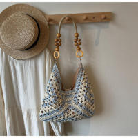 Popular Beach Vacation Nuevo bolso de hombro tejido versátil para mujer, bolso portátil. - details 31