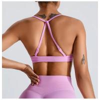 Sujetador deportivo con espalda cruzada para mujer, sujetador de yoga, correa de fitness para correr, sujetador de yoga - details 6