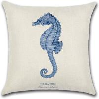 Fundas de Almohada Decorativas de Poliéster 45x45cm Juego de Mar y Coral Lavado en Máquina - details 2