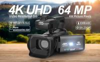 Cámara Profesional 4K 60fps Transmisión en directo de Youtube Pantalla táctil de 64mp Zoom 18x - details 9
