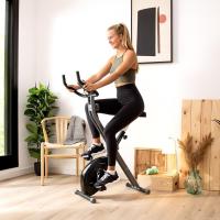 Estática Plegable con Volante de Inercia X-Bike, Sistema Silence Fit, Con y Sin Respaldo, Manillar y Sillín Regulable, Pulso, Pantalla LCD, Soporte para dispositivos, Ruedas - details 10