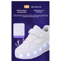 Nueva Moda Cool Zapatos Que Emiten Luz Zapatos De La Mafia Patines De Ruedas Extraíbles - details 3