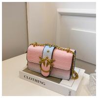 Nueva bolsa de las mujeres, la lucha contra la cadena de piedra patrón de hombro crossbody bolsa, estilo urbano simple - details 3