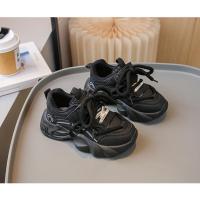 Compañero de clase niña 2025 nuevos zapatos deportivos de primavera y otoño para niños de malla transpirable papá zapatos niña pequeños zapatos blancos - details 11