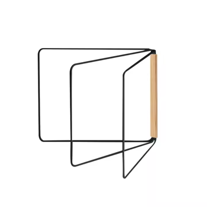 Estante de secado de paños para colgar, estante de almacenamiento Vertical plegable para trapos, organizador de trapos, soporte para escurridor de toallas de mano - 1