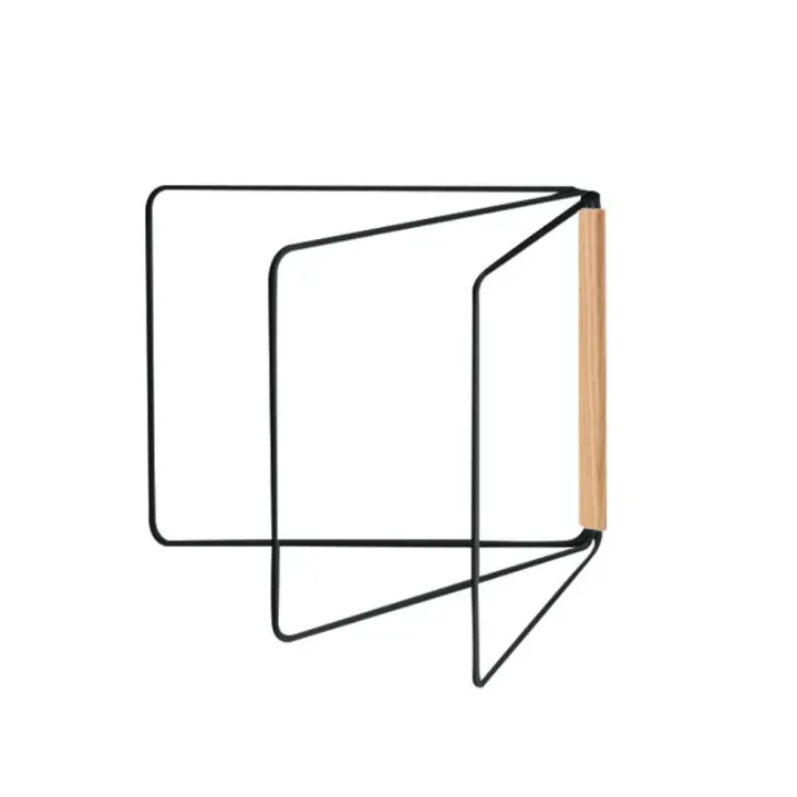 Estante de secado de paños para colgar, estante de almacenamiento Vertical plegable para trapos, organizador de trapos, soporte para escurridor de toallas de mano - 1