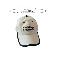 Gorra con letras bordadas, gorra de béisbol con punto ondulado y protección solar de Hip Hop, gorra de algodón de estilo coreano con visera para exteriores - details 0