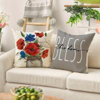 Funda de Lino con Patrón Geométrico para sofá, cobertor decorativo para Sala de Estar, Jardín y Coche, 4 unidades - details 13