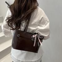 Bolso de hombro portátil de cuero PU con lazo, bolso de hombro Y2K para ir al trabajo, bolso francés para las axilas, bolso de ocio de estilo coreano para mujer - details 2