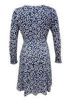 2025 nuevo vestido casual suelto con estampado floral y cuello en U de manga larga con bolsillo para mujer - details 7