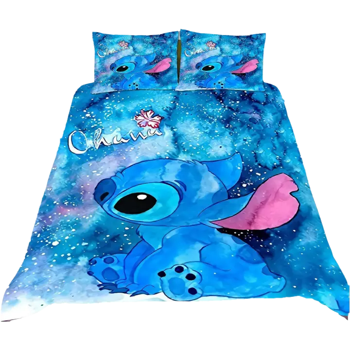 Juego de Ropa de Cama de 3 Piezas Estitch Cubierta de Edredón de 100% Poliéster - 1