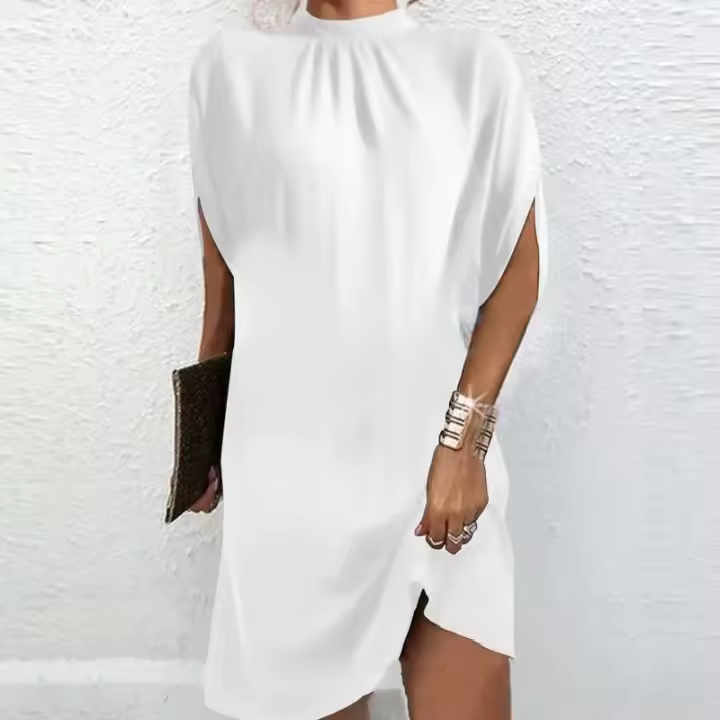 Vestido cruzado con bolsillos y botones para mujer, moda de verano de Europa y América, tienda oficial Traf - 1